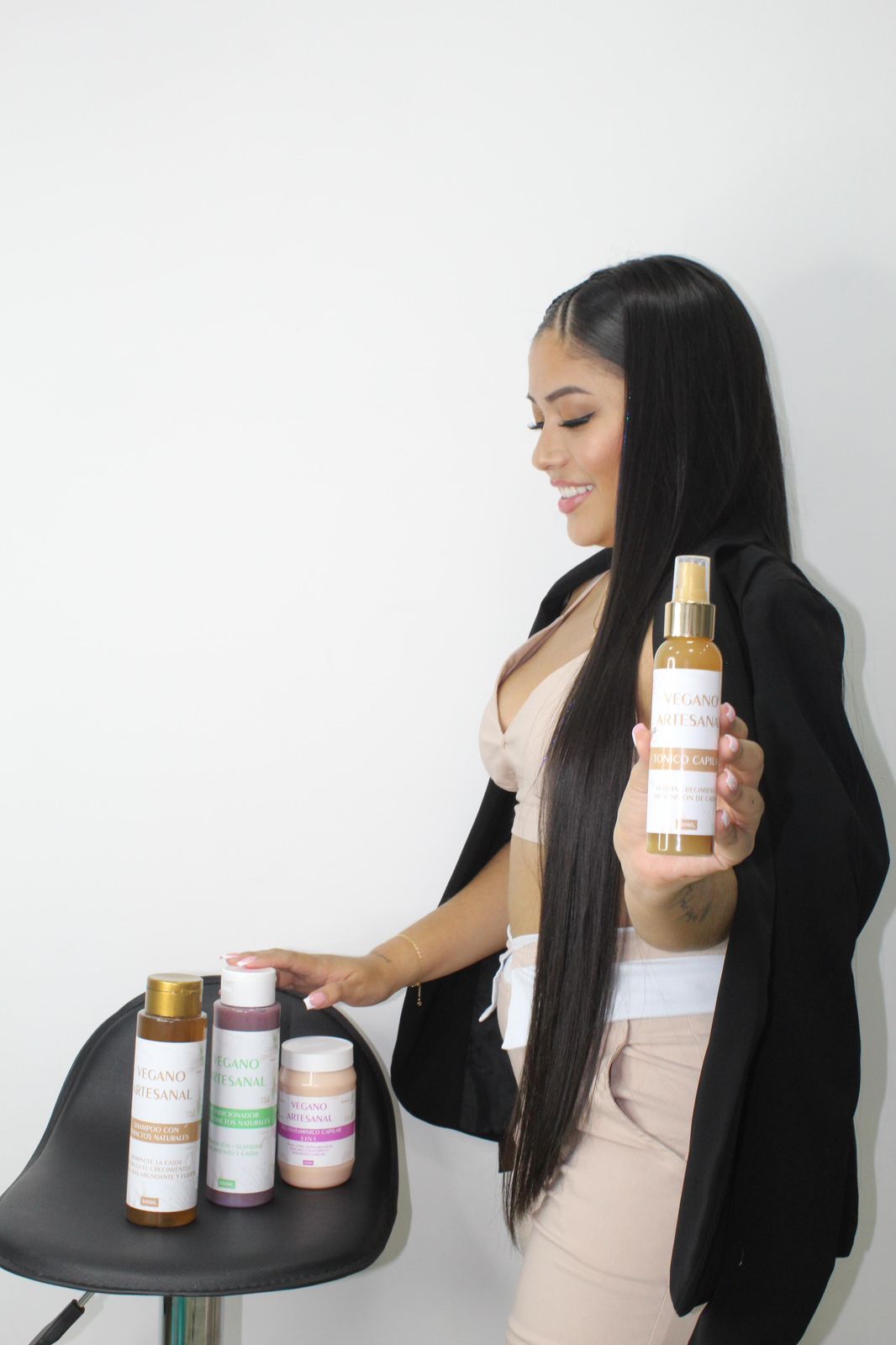 Kit Capilar con Extractos Naturales x4 - Cabello Saludable