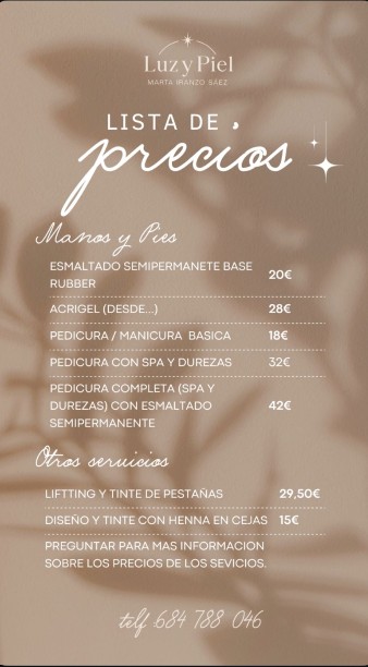 precios luz y piel